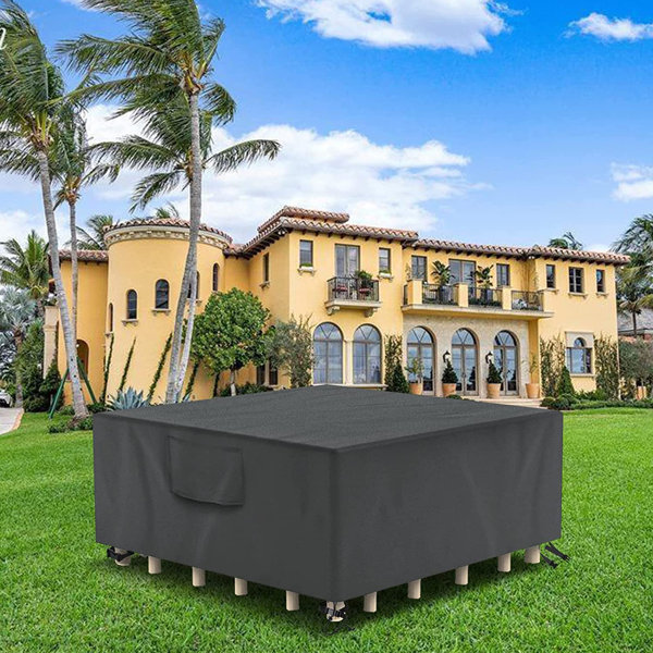 Dakota Fields Waterproof Outdoor Furniture Cover, Windproof Patio Table